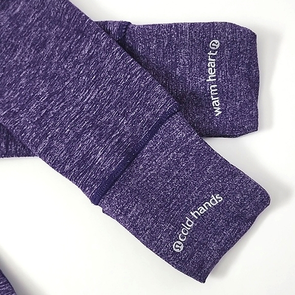 Lululemon Run Inspire Pullover 1/2 Zip Heather Lolo Purple Long Sleeve Size 6 - Picture 5 of 14